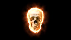 Футаж череп. Футаж череп в огне.Футаж страшный.Футаж мрачный