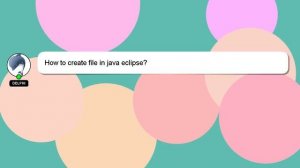 How to create file in java eclipse?