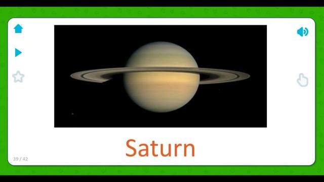 For Kids - Solar System - English - Flashcards and Games - APP