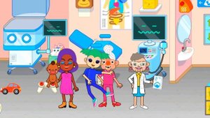 Играем как ТОРГОВЫЙ ЦЕНТР в PEPI HOSPITAL #22 Мультяшная игра для детей детское видео и мультик