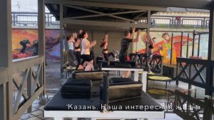 Казань. Сквер Бигичева, Гулливер. Кремлевская набережная