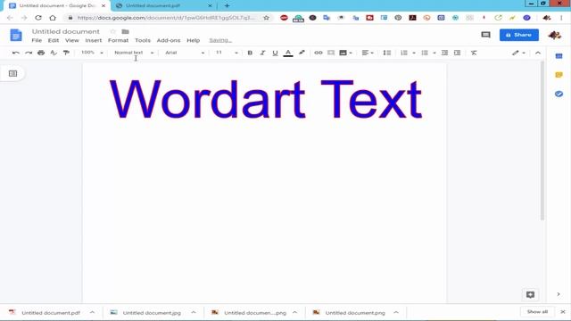 How to make wordart text in Google docs document online смотреть онлайн