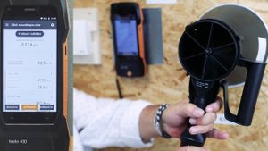 testo 400 : Débit volumétrique au cône | Be sure. Testo