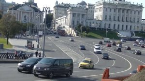 Москва.  Вид из туристического автобуса  -  (12)
