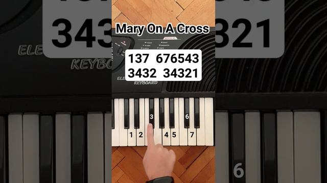 Mary On A Cross (Piano Tutorial)