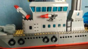 Обзор набора лего военный корабль