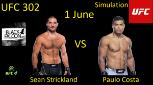 Шон Стриклэнд против Пауло Косты БОЙ В UFC 4/ UFC 302