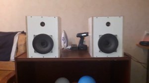 Самодельные колонки! Звук очень порадовал! Пробный заезд!