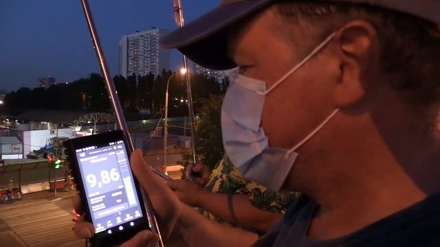 Измерение радиоактивности у МЗП, отбор пробы пыли. смотреть онлайн