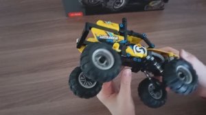 Конструктор для детей Монстр Трак с инерционным механизмом 199 деталей