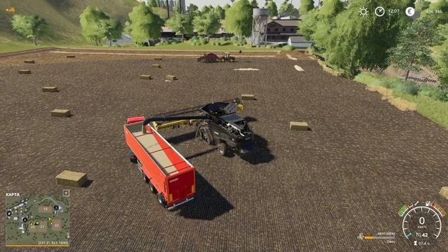 Фарминг симулятор - много работы на ферме. Farming Simulator 2019.