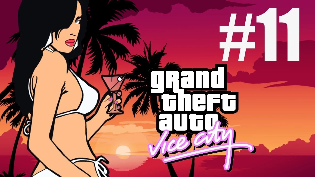 GTA VICE CITY. Полное прохождение #11. Алекс и Паук на фоне.