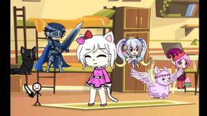 игра ,хеллоу китти в мире девочек...?гача лайф?1 часть