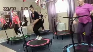 связка фитнес батут /батут фитнес танец/ Самара батут