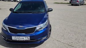 Kia Rio - сделали полировку всего кузова автомобиля с нанесением керамики в два слоя