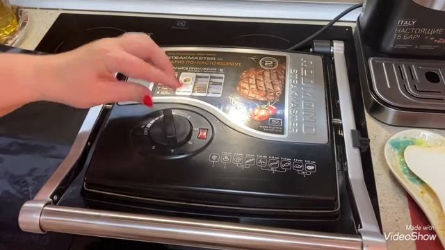 Мультипокрытие РЕДМОНД - чистый гриль! Ужин за 5 минут на гриле. смотреть онлайн