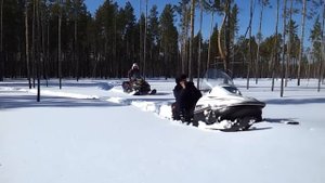 Тайга патруль SWT едет. В поисках глухариного тока.