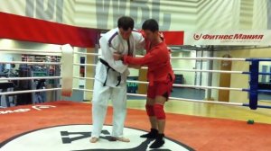 "Самбо VS Дзюдо" (Юрик и Серёга на Костином ринге)