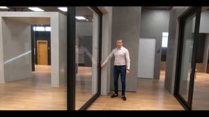 РАЗДВИЖНАЯ УГЛОВАЯ АЛЮМИНИЕВАЯ ДВЕРЬ - ПОРТАЛ ИЗ Alumil S560