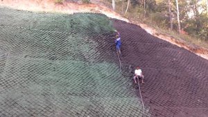 Гидропосев газона на склоне, Воронеж с. Чертовицкое