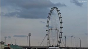 Singapore Merlion Marina bay. Merlion Park waterfront