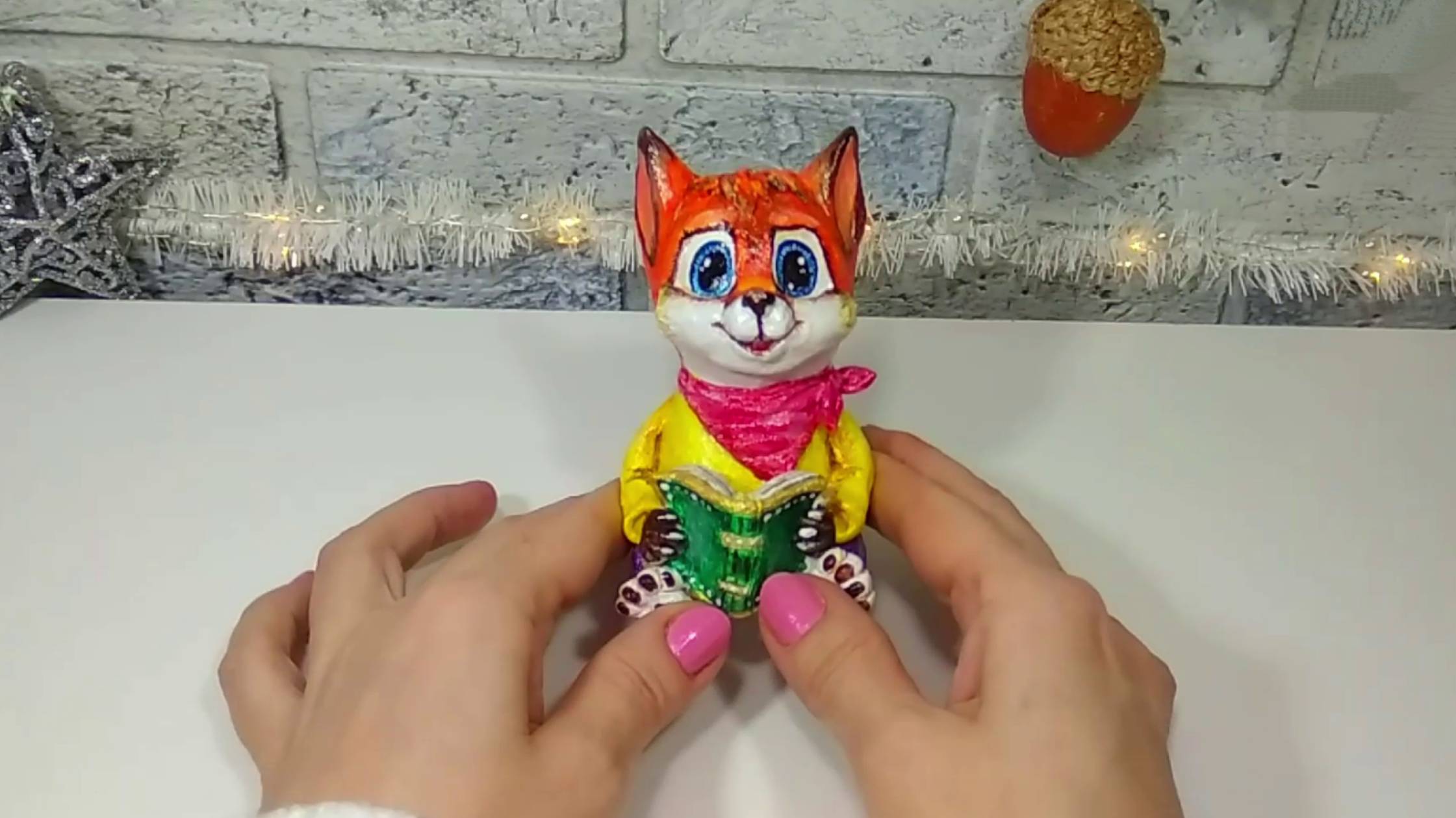 Лисенок. Поделки. DIY.