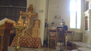 Достойно есть - двухголосие - знаменный распев - диакон Сергий Трубачев