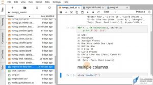 สอน NumPy: การ load ข้อมูลแบบสตริงจากไฟล์