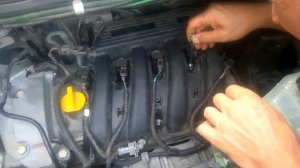 Renault Kangoo 2, горит чека, ремонт своими силами