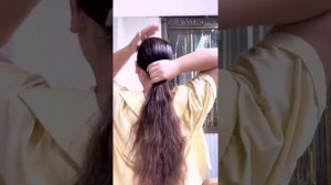 Глянцевая прическа с гелем