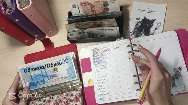 Распределяю 46800/Система денежных конвертов/ Второе распределение Апреля 2023/ Новые байндеры
