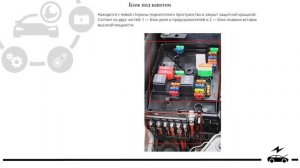 Предохранители Фольксваген Гольф 6 и реле с описанием назначения и схемами блоков и их расположение