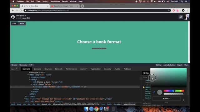 A Custom Select Box Using HTML & CSS смотреть онлайн