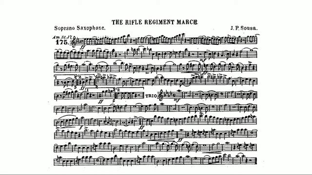 The Rifle Regiment March (John Philip Sousa) Soprano Saxophone смотреть онлайн