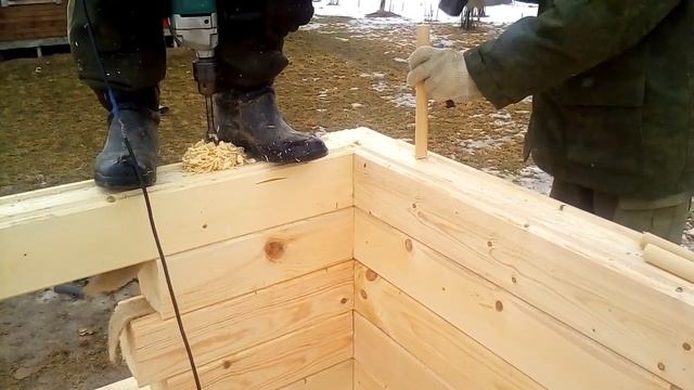 Сборка на нагеля - СК Дачный Участок смотреть онлайн