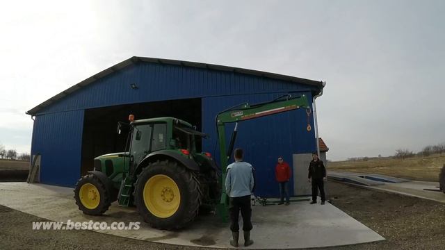 Hidraulicni kran za dzambo vrece (isporuka, kacenje, proba) - Big Bag lifter смотреть онлайн