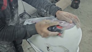 Покраска мотоцикла Honda часть 1