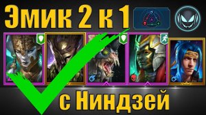 Анкил собран✅, Эмик Храбрый с Ниндзей 2 к 1, КБ 6 5 4 3 авто любой цвет | Gray plays | Raid SL