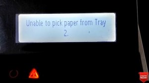Fix "Error Code 13.03.01 Unable to pick paper from Tray 2" hp printer