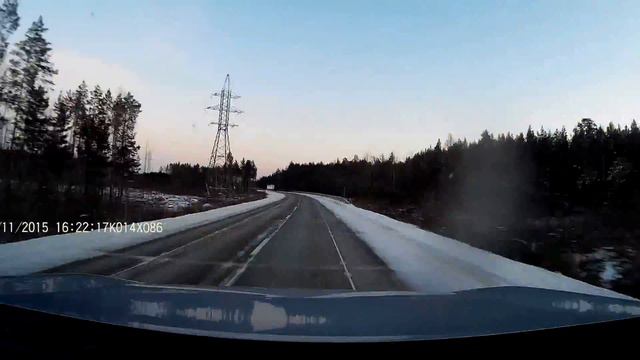 Автодорога Урай-Устье-Аха. 120км за 2мин. смотреть онлайн