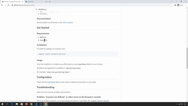 Laravel Log Viewer Tutorial : Logging with Search Feature