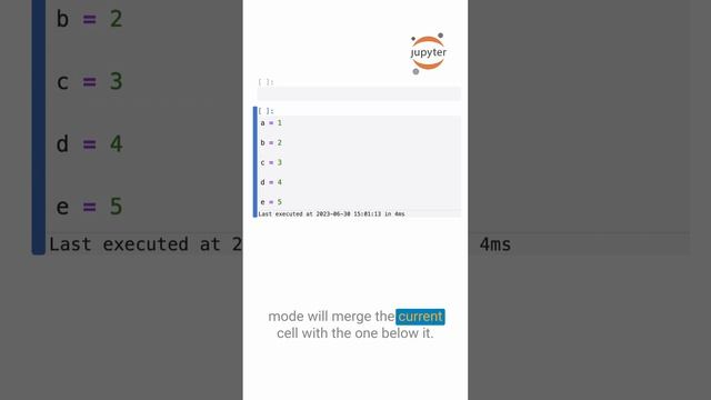 Streamline Jupyter workflow with keyboard shortcuts for splitting and merging cells