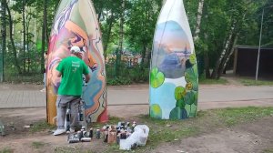 Смотрите, какие лодки расписали художники в парке "Кузьминки"