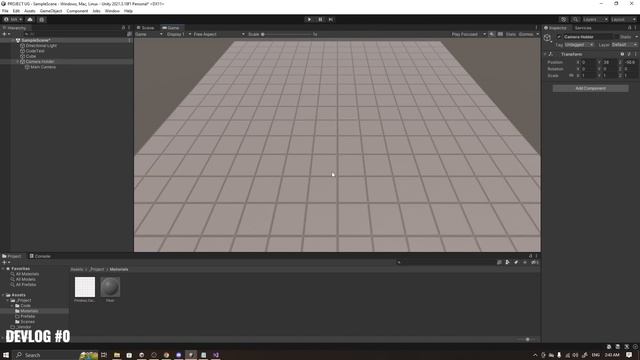 The Beginning Of  A Game Development Journey // DEVLOG #0