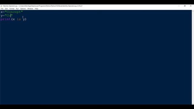 Identity Operators in Python with Practical||Class 11||Class 12||CBSE/ICSE||IP||Computer Science