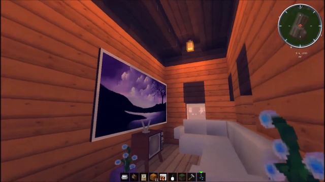 ДОМИК (с балконом) У РЕКИ [ПОСТРОЙКИ]-minecraft смотреть онлайн