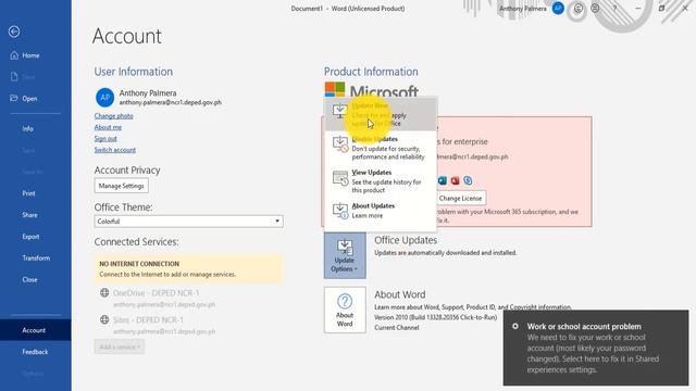 Microsoft Office in Offline not working, disabled features! Word, Excel, PowerPoint | How to fix? смотреть онлайн