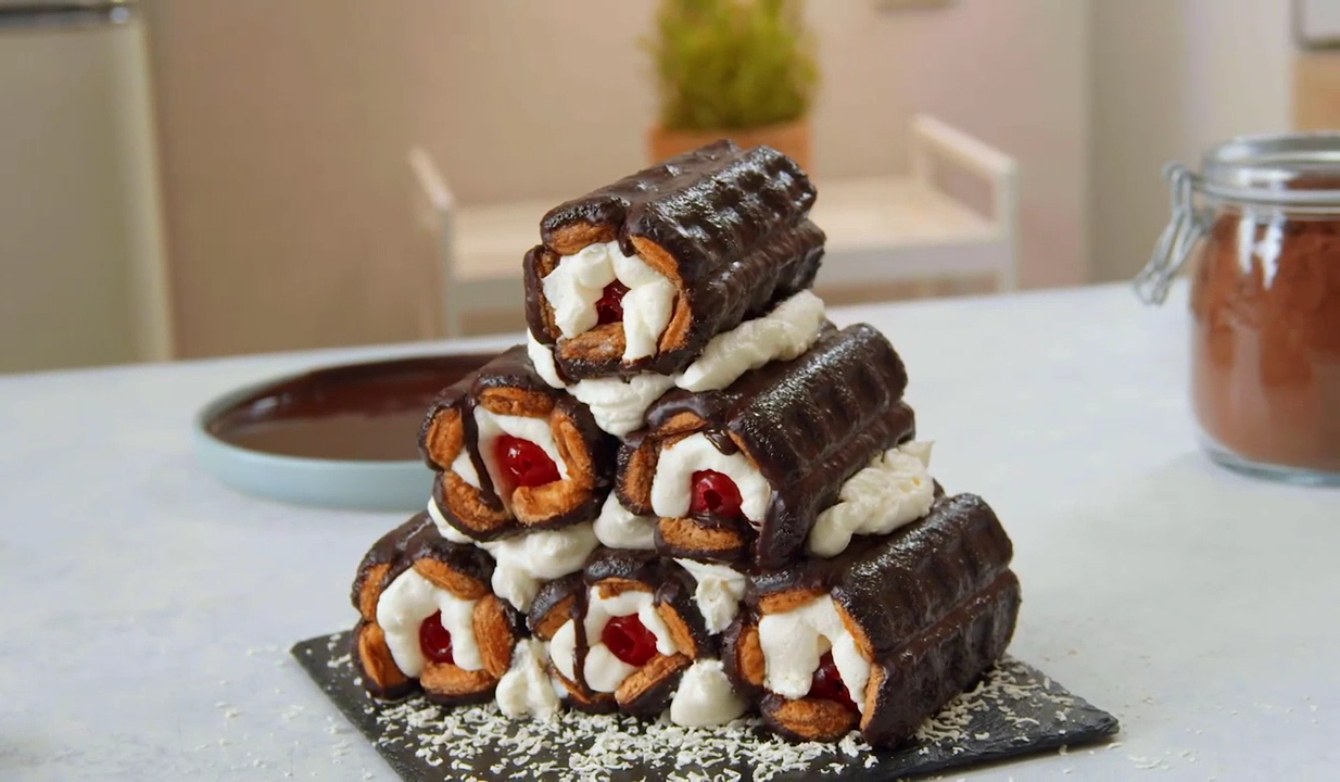 Потрясающе вкусный вафельный торт "Дамские пальчики"