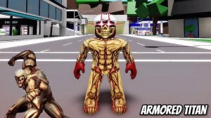 Aku Membuat TITAN | Attack On Titan Di Brookhaven W/codes - Roblox