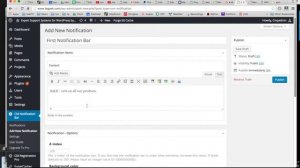Fully Customize Notifications With The Notification Bar Plugin for WordPress Installation Tutorial